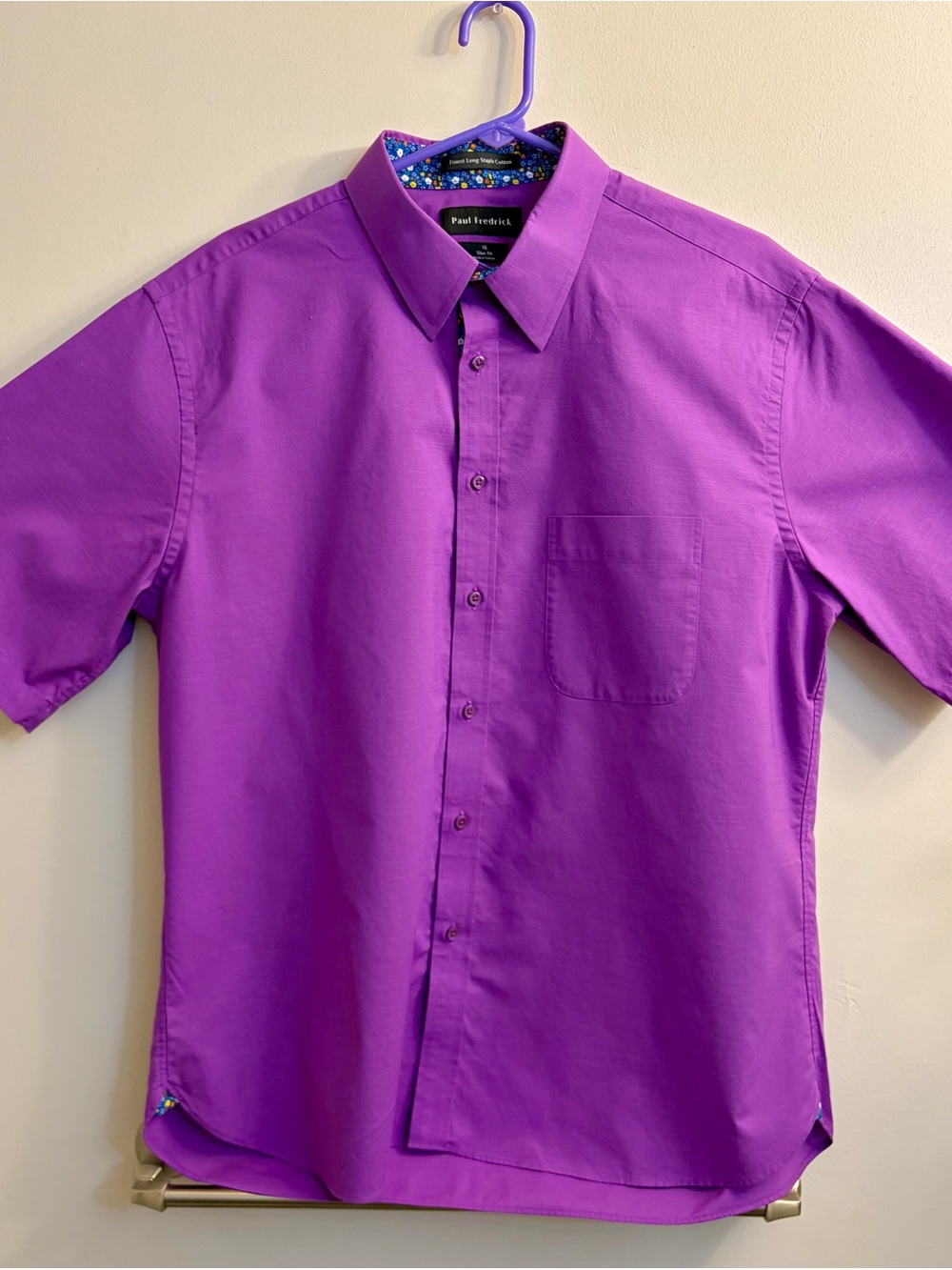 Paul Fredrick Premium Long Staple Cotton Short Sleeve Button Down